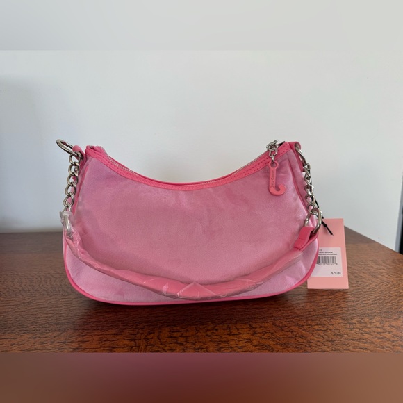 NWT Juicy Couture Juicy Girls Rule Pink Shoulder Bag - Picture 2 of 7